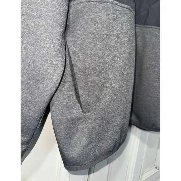 Callaway Men’s L Full Zip Weather Series Jacket Gray w/Dark Gray Quilted Panel - Picture 4 of 9